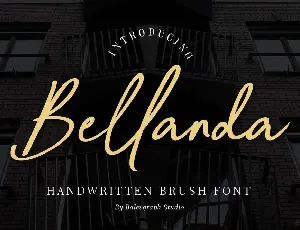 Bellanda font