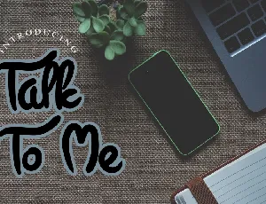 Talk To Me font