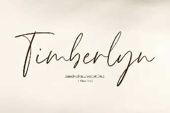 Timberlyn font