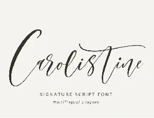 Carolistine font