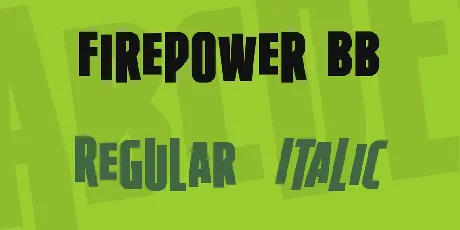 Firepower BB font