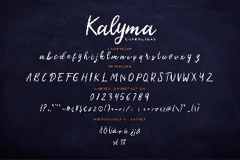 Kalyma font