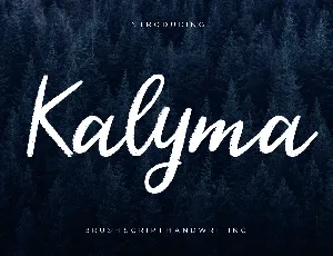 Kalyma font