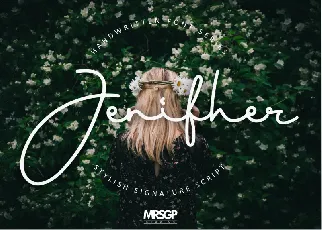 Jenifher Signature Script font