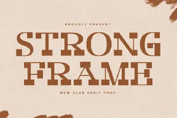 Strong Frame font