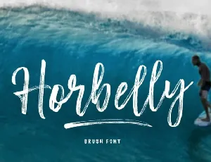 Horbelly Brush font