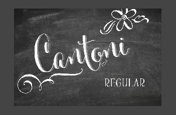 Cantoni font