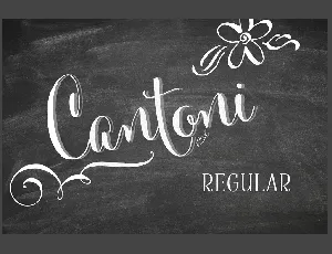 Cantoni font