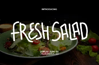 Fresh Salad font