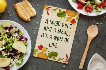 Fresh Salad font