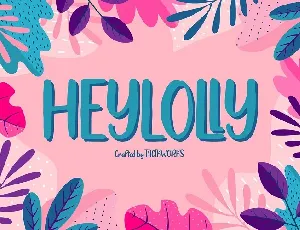 Heylolly Display font