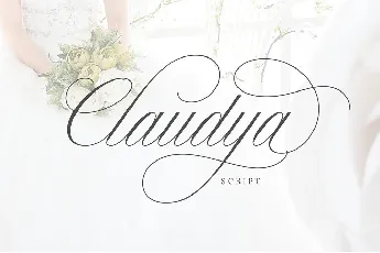 Claudya Script Free Download font