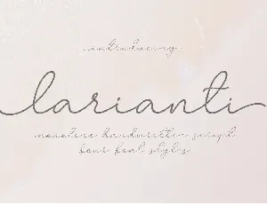 Larianti font