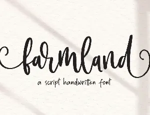 farmland font