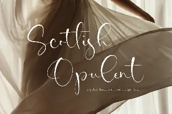 Scottish Opulent font