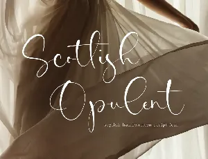 Scottish Opulent font