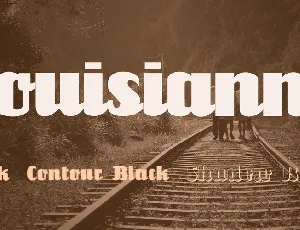 Louisianne font