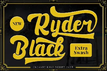 Black Ryder Demo font