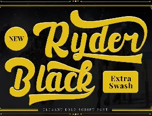 Black Ryder Demo font