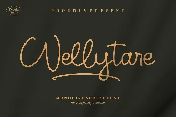 Wellytare font