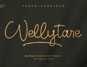 Wellytare font