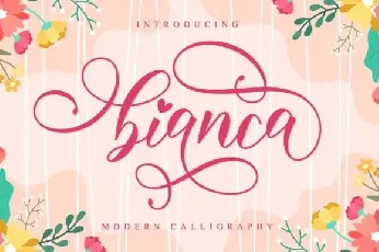 Bianca Calligraphy font