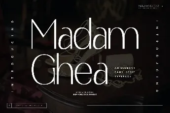 Madam Ghea Personal Use font