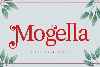 Mogella Bold Serif Typeface font