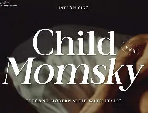 Child Momsky font