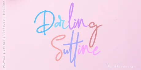 Darling Suttine font