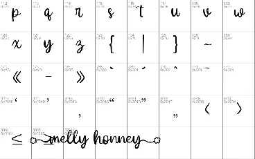 Melly Honney Demo Version font