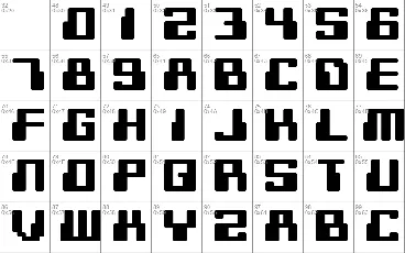 Digitek font