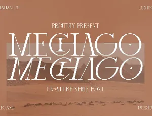 Mechago font