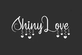 Shiny Love Script font