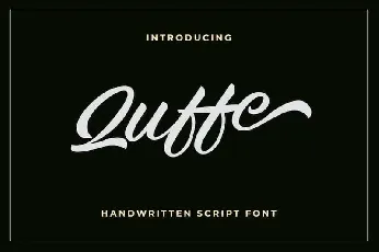 Quffe Script font