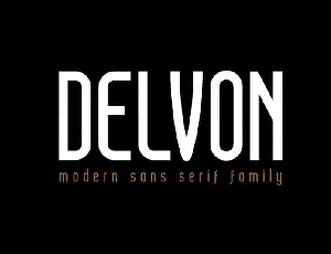 Delvon font