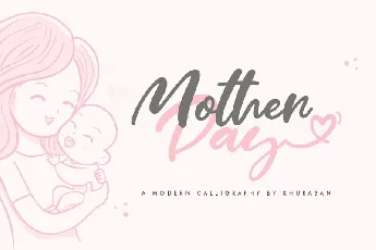 Mother Day Script font