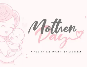 Mother Day Script font