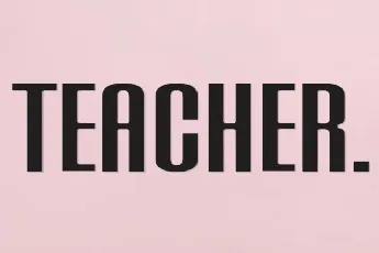 Teacher font