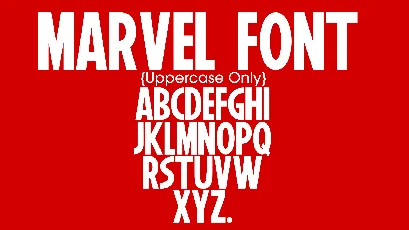 Marvel font