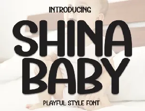 Shina Baby Display font