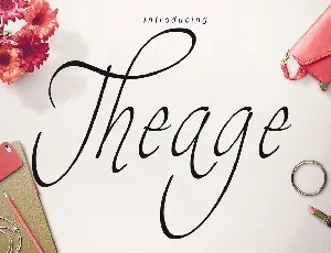 Theage Free font