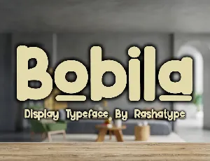 Bobila font