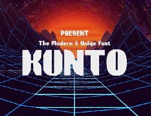 Kunto font