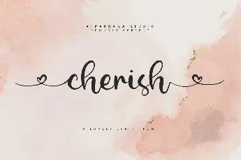 Cherish font