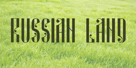 Russian Land font