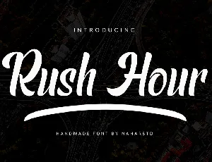 Rush Hour Demo font