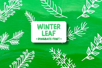 Winter Leaf font