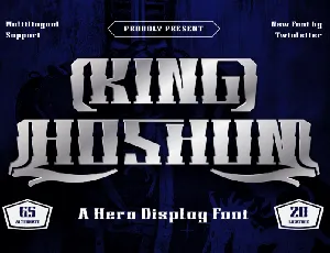 King Hoshun font