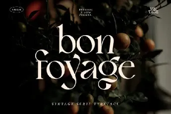 Bon Foyage Serif font